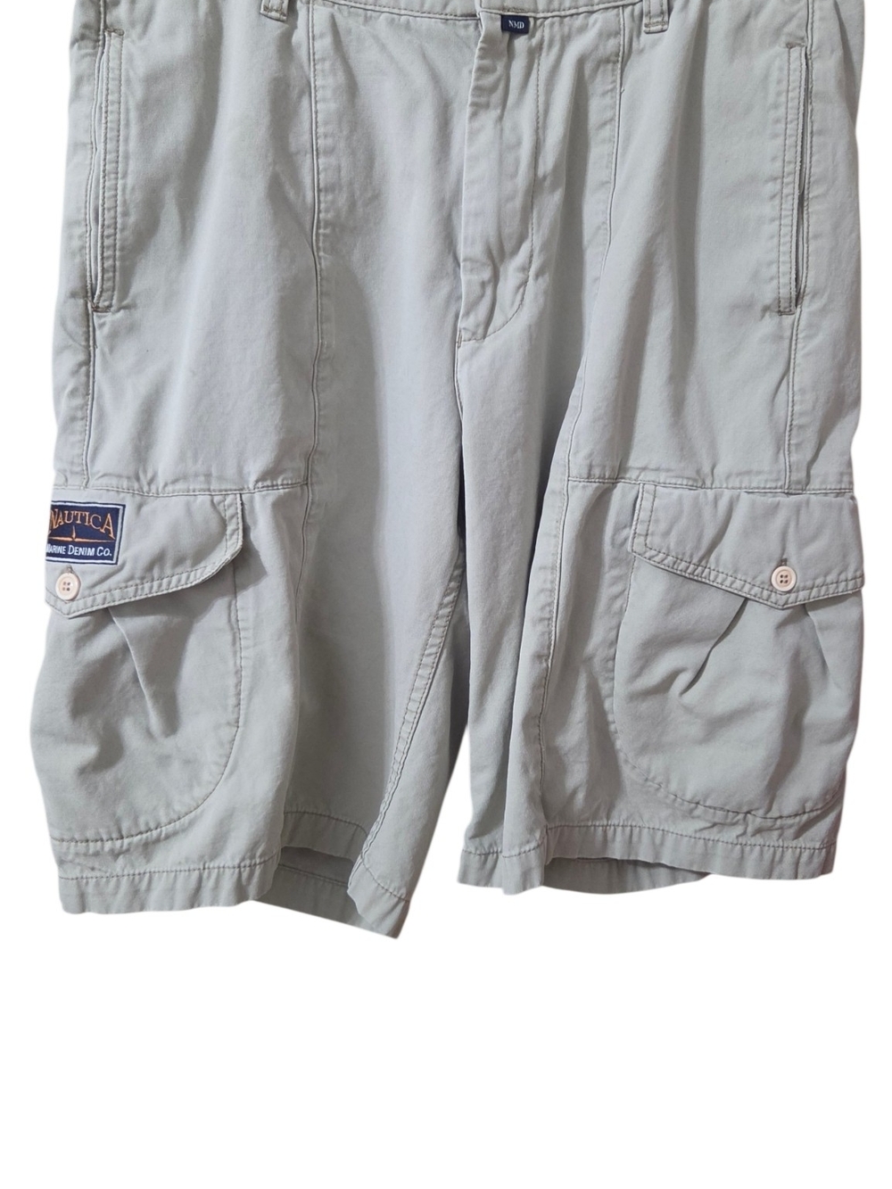 Nautica Men's Light Khaki Cargo Shorts with Patch Pocket